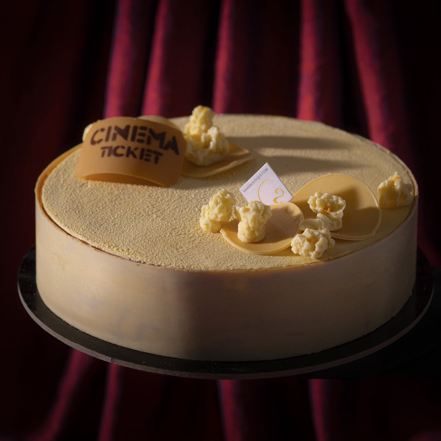 Father's Day dessert delivery package featuring movie-night-inspired popcorn desserts and croissant creations from Yann Haute Patisserie.