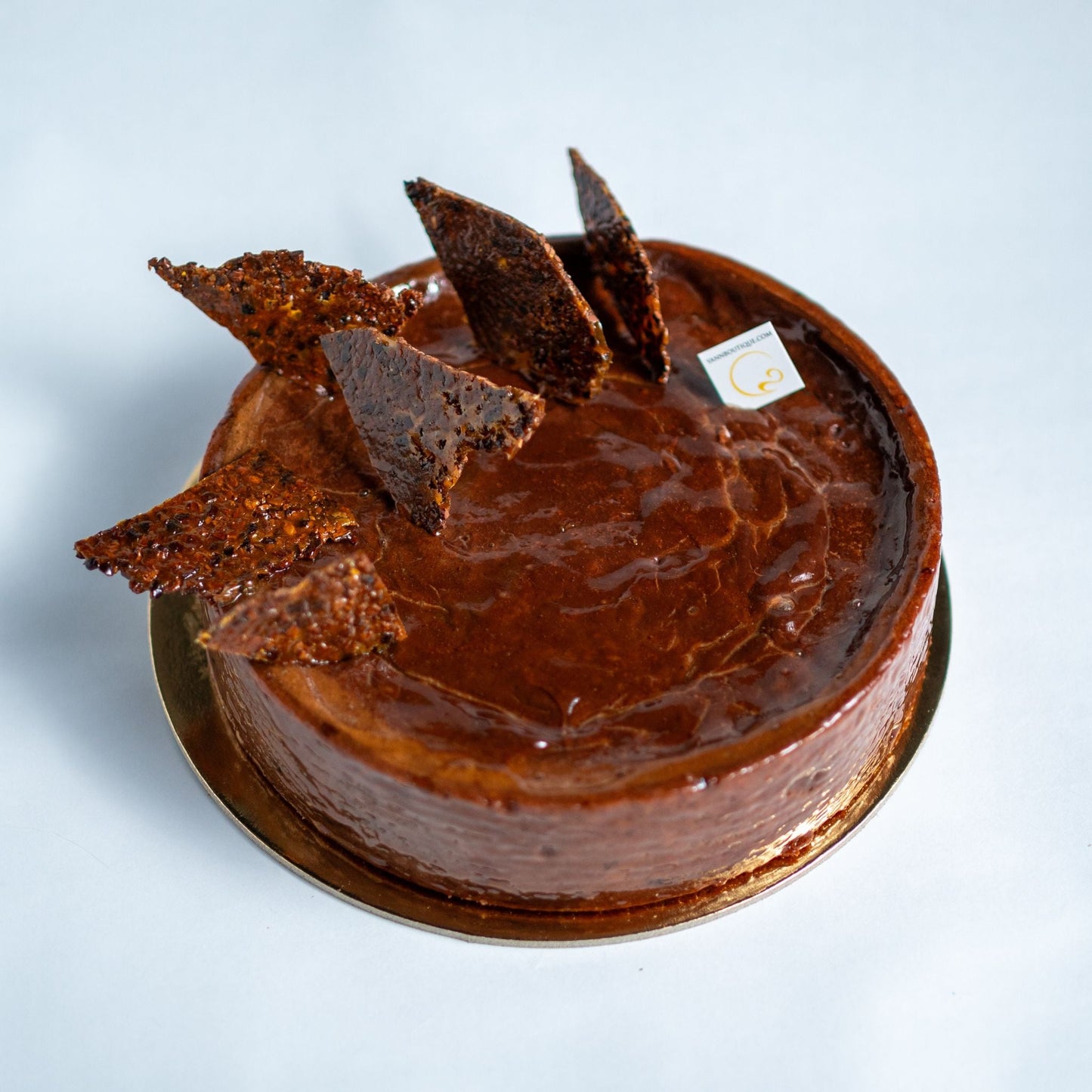 french style dark chocolate tart yyc