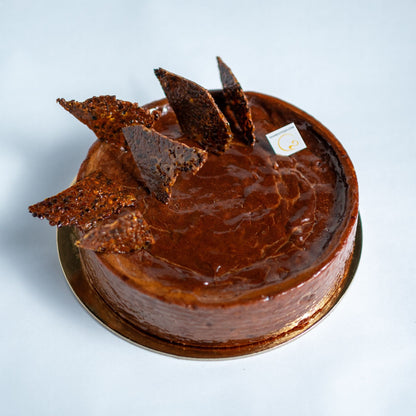 french style dark chocolate tart yyc