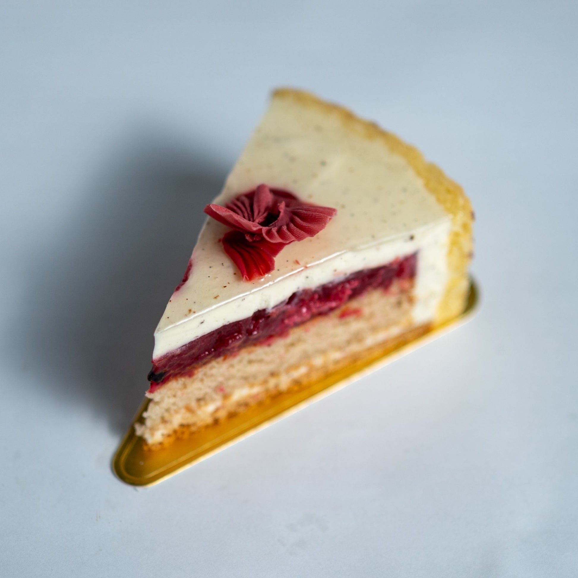 raspberry chocolate decorated tiramisu